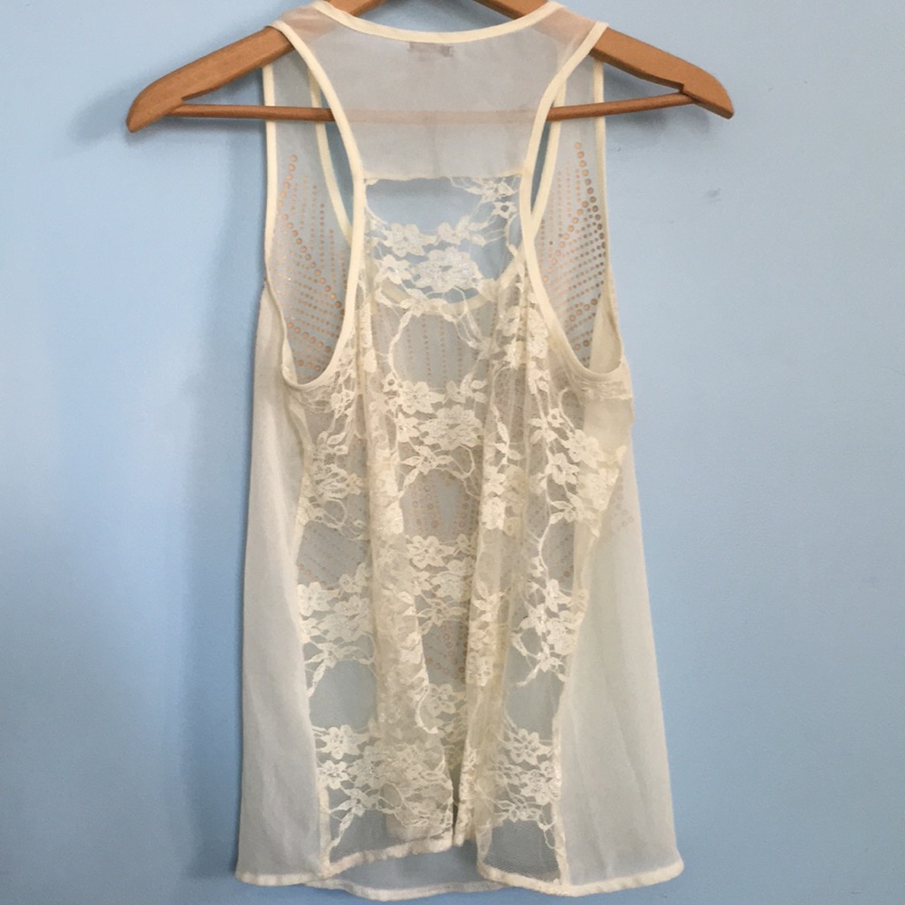 Ivory Bling Racerback - Picture 2 of 5